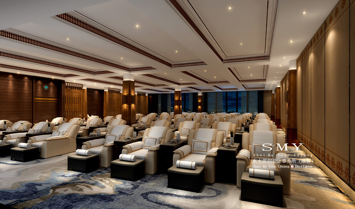 湯吧休息場(chǎng)所，公共休養(yǎng)區(qū)域，酒店按摩區(qū)域設(shè)計(jì)