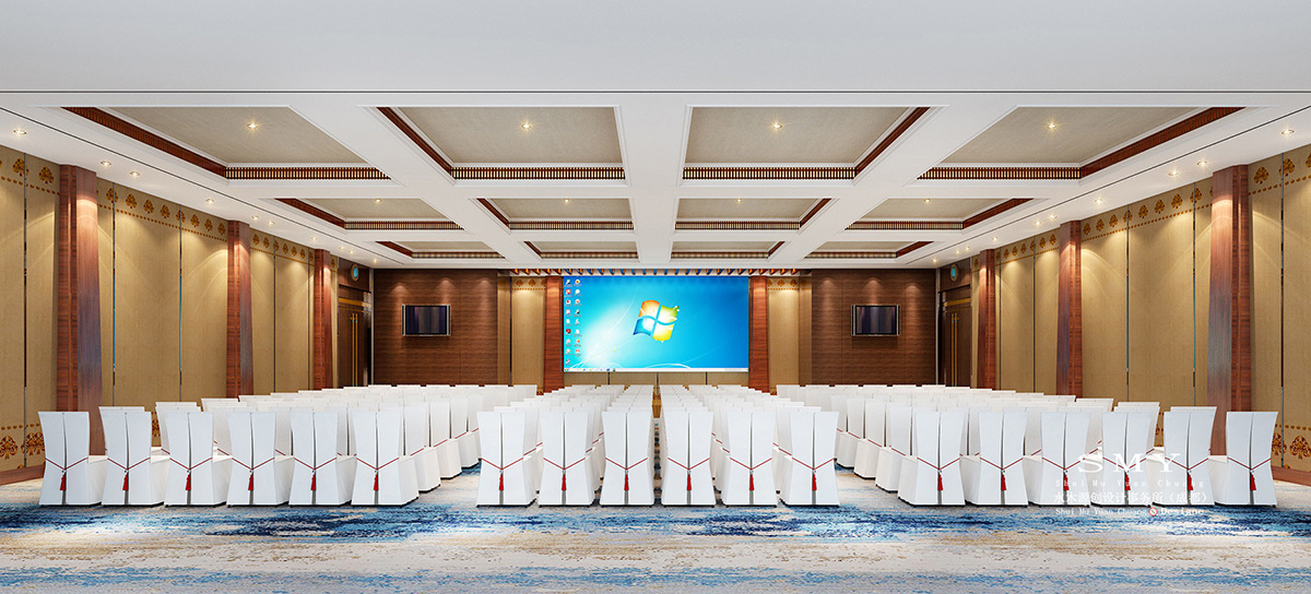 酒店會(huì)議大廳空間設(shè)計(jì)，會(huì)議廳設(shè)計(jì)效果