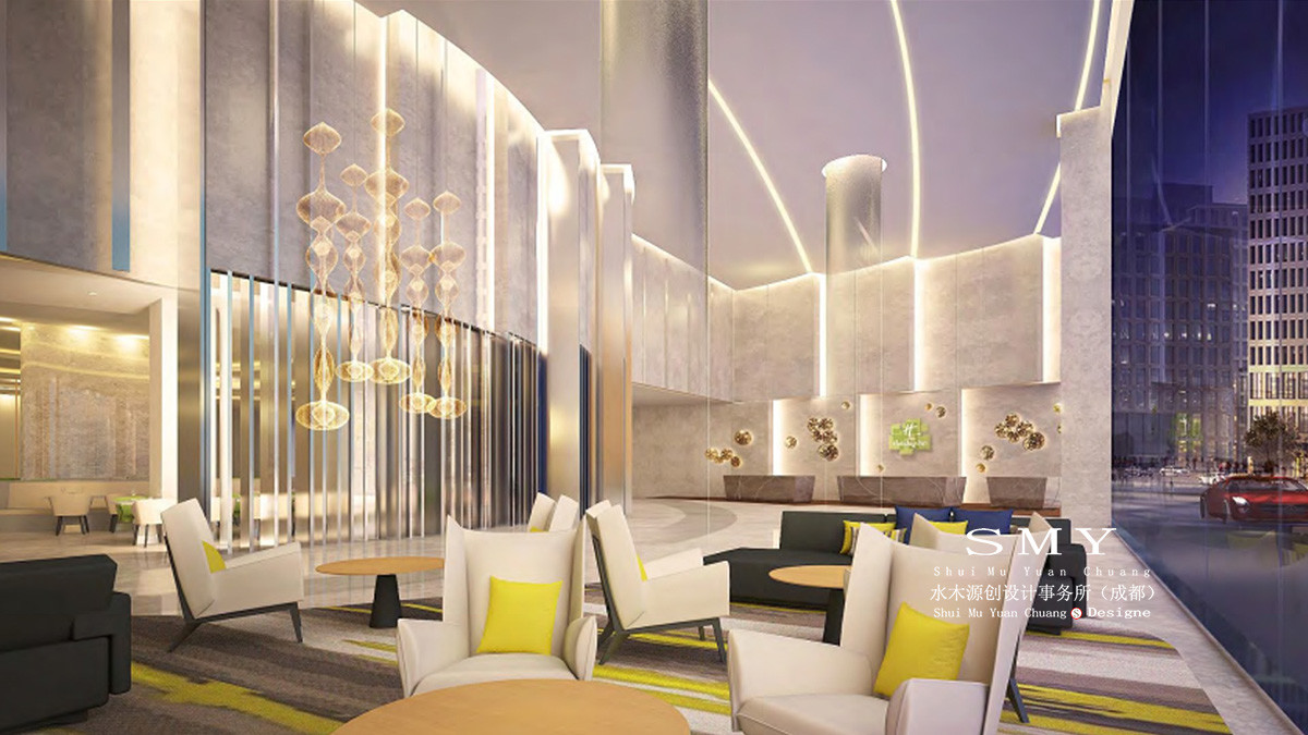 成都酒店前臺大堂設(shè)計