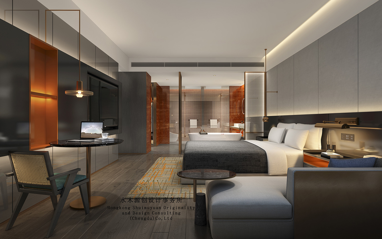 套房臥室設計效果圖展示